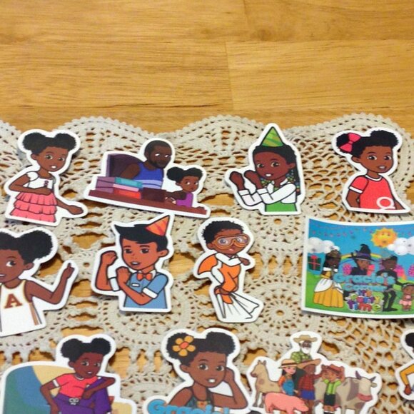 Birthday Party Theme, Gracie's Corner stickers for party favors, locker, crafts - Picture 5 of 5